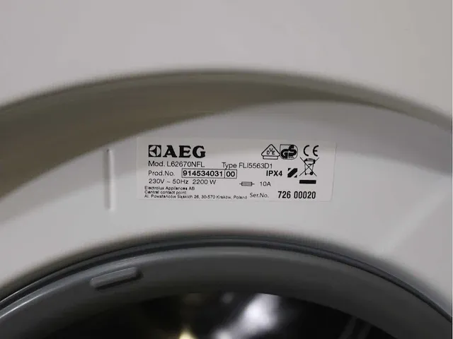 Aeg lavamat protex wasmachine & aeg lavatherm exclusive protex droger - afbeelding 5 van  8