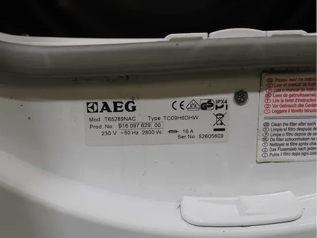 Aeg lavamat protex wasmachine & aeg lavatherm exclusive protex droger - afbeelding 8 van  8