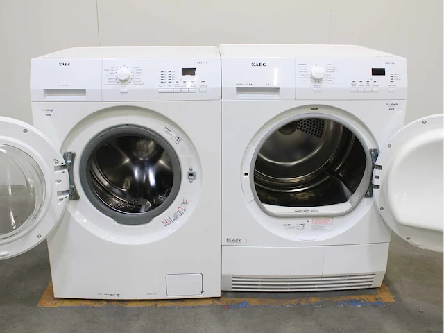 Aeg lavamat protex wasmachine & aeg lavatherm exclusive protex wasdroger - afbeelding 2 van  8