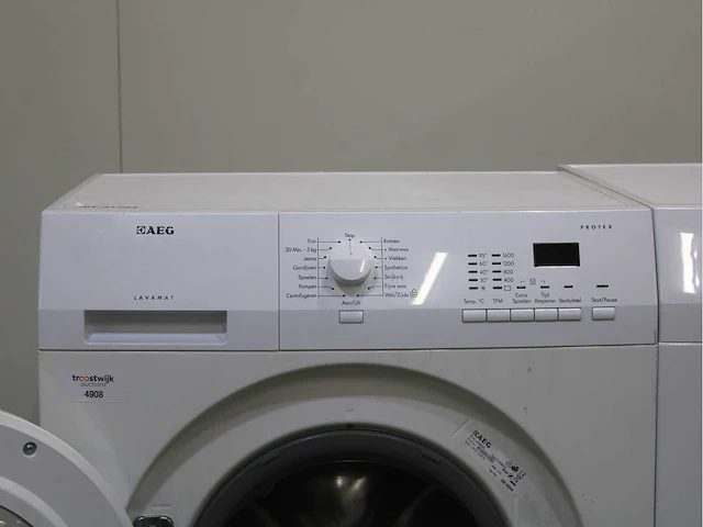 Aeg lavamat protex wasmachine & aeg lavatherm exclusive protex wasdroger - afbeelding 3 van  8