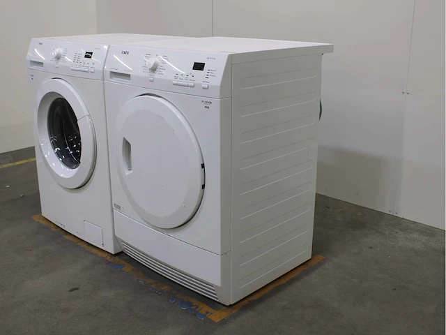Aeg lavamat protex wasmachine & aeg lavatherm exclusive protex wasdroger - afbeelding 7 van  8