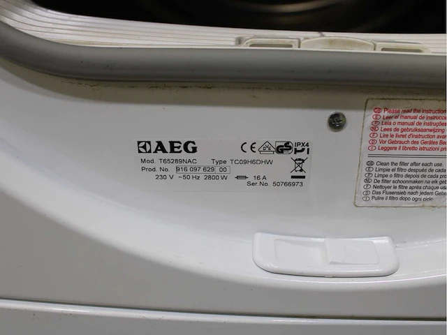 Aeg lavamat protex wasmachine & aeg lavatherm exclusive protex wasdroger - afbeelding 8 van  8