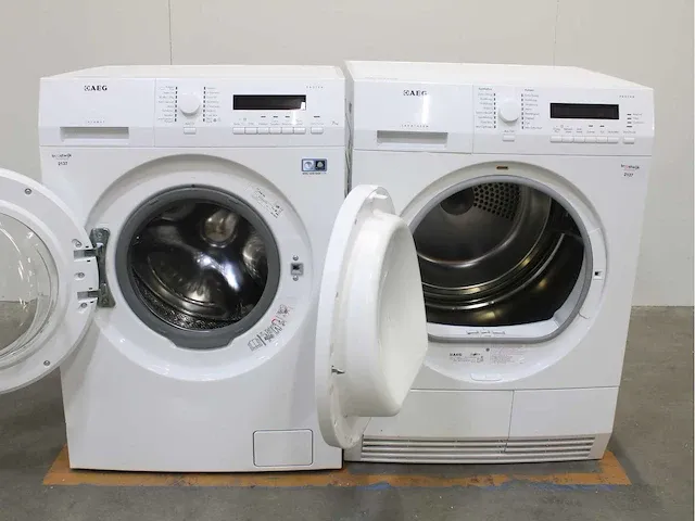 Aeg lavamat protex wasmachine & aeg lavatherm protex droger - afbeelding 2 van  8