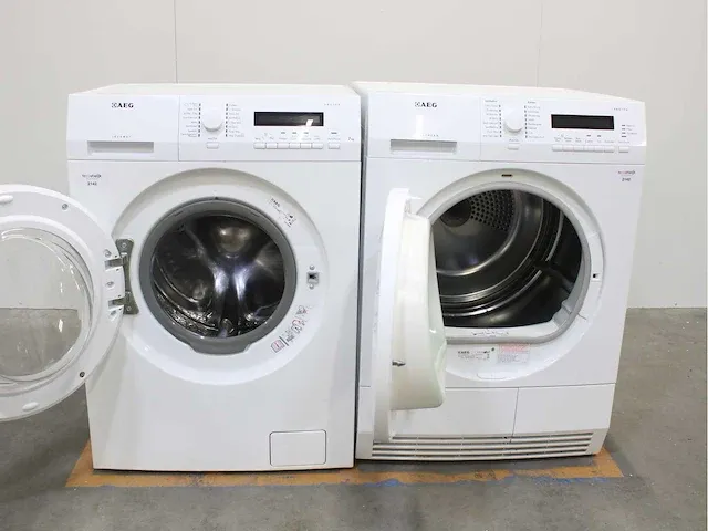 Aeg lavamat protex wasmachine & aeg lavatherm protex droger - afbeelding 2 van  8
