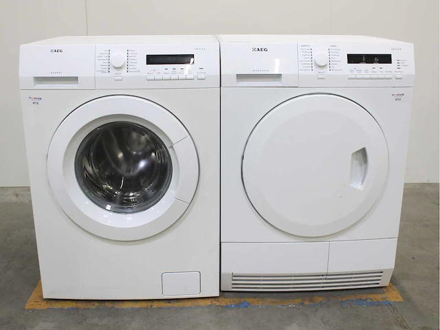 Aeg lavamat protex wasmachine & aeg lavatherm protex wasdroger - afbeelding 1 van  8