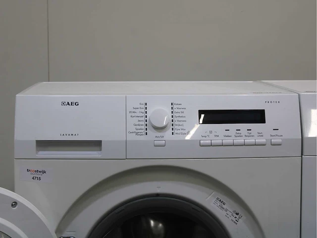 Aeg lavamat protex wasmachine & aeg lavatherm protex wasdroger - afbeelding 3 van  8