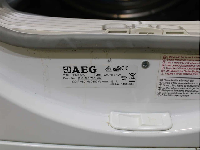 Aeg lavamat protex wasmachine & aeg lavatherm protex wasdroger - afbeelding 8 van  8