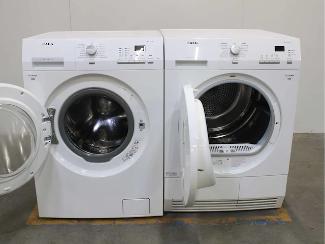 Aeg lavamat protex wasmachine & aeg lavatherm protex wasdroger - afbeelding 2 van  8