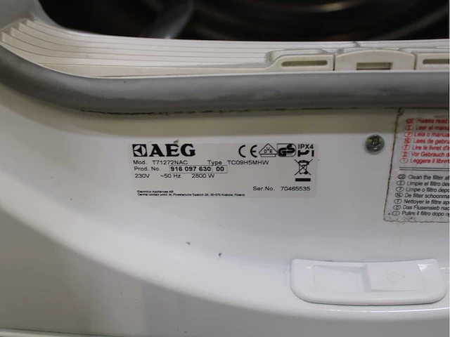 Aeg lavamat protex wasmachine & aeg lavatherm protex wasdroger - afbeelding 8 van  8