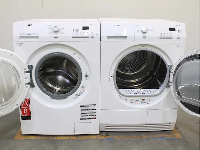 Aeg lavamat protex wasmachine & aeg lavatherm protex wasdroger - afbeelding 1 van  8