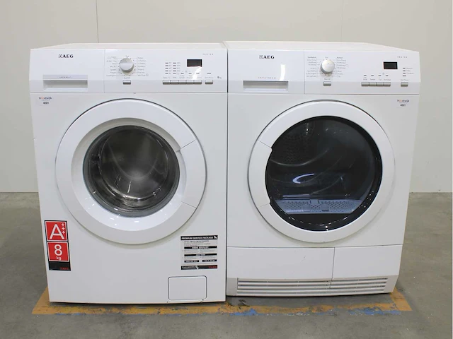 Aeg lavamat protex wasmachine & aeg lavatherm protex wasdroger - afbeelding 2 van  8
