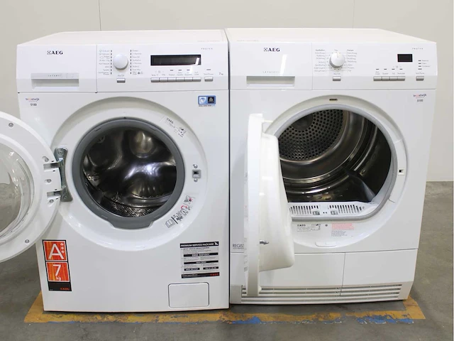 Aeg lavamat protex wasmachine & aeg lavatherm protex wasdroger - afbeelding 2 van  8