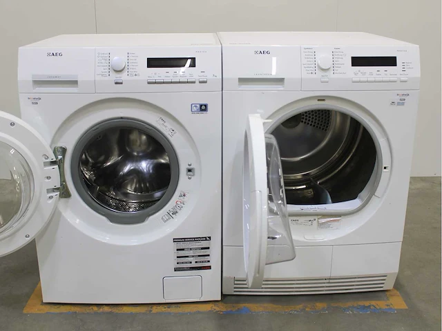 Aeg lavamat protex wasmachine & aeg lavatherm protex wasdroger - afbeelding 2 van  8