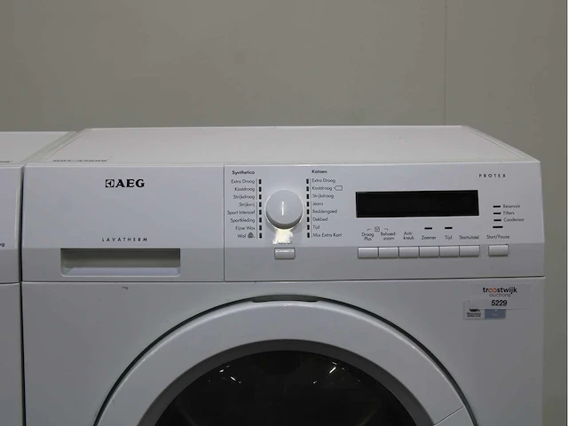 Aeg lavamat protex wasmachine & aeg lavatherm protex wasdroger - afbeelding 6 van  8