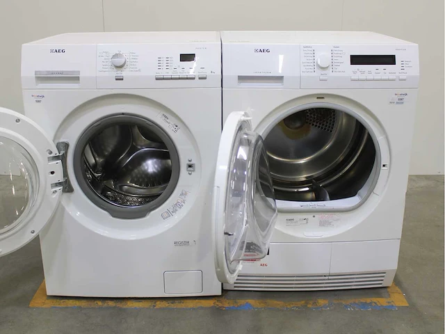 Aeg lavamat protex wasmachine & aeg lavatherm protex wasdroger - afbeelding 2 van  8