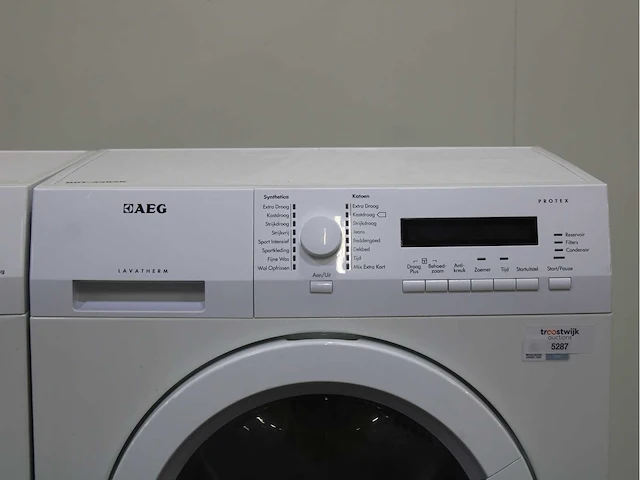 Aeg lavamat protex wasmachine & aeg lavatherm protex wasdroger - afbeelding 6 van  8