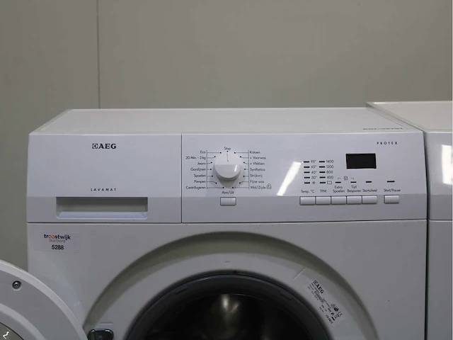 Aeg lavamat protex wasmachine & aeg lavatherm protex wasdroger - afbeelding 3 van  8