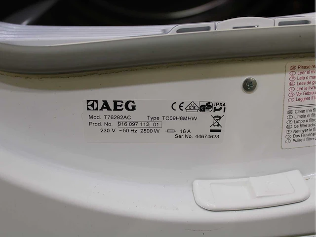 Aeg lavamat protex wasmachine & aeg lavatherm protex wasdroger - afbeelding 8 van  8