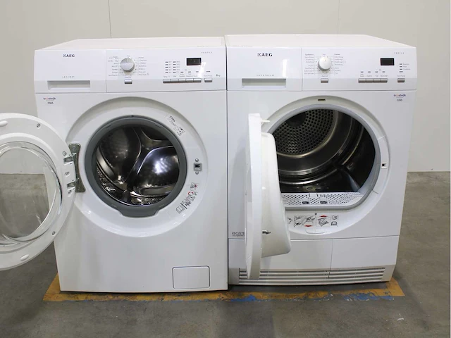 Aeg lavamat protex wasmachine & aeg lavatherm protex wasdroger - afbeelding 2 van  8