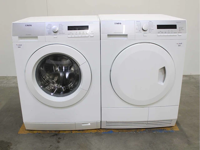 Aeg lavamat protex wasmachine & aeg lavatherm protex wasdroger - afbeelding 1 van  8