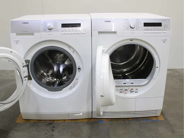 Aeg lavamat protex wasmachine & aeg lavatherm protex wasdroger - afbeelding 2 van  8