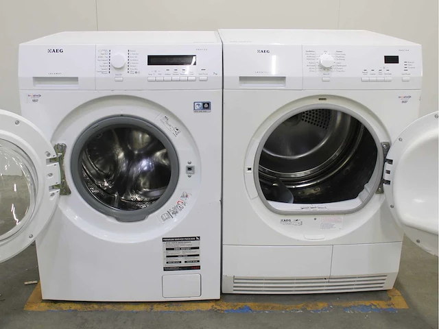 Aeg lavamat protex wasmachine & aeg lavatherm protex wasdroger - afbeelding 2 van  8