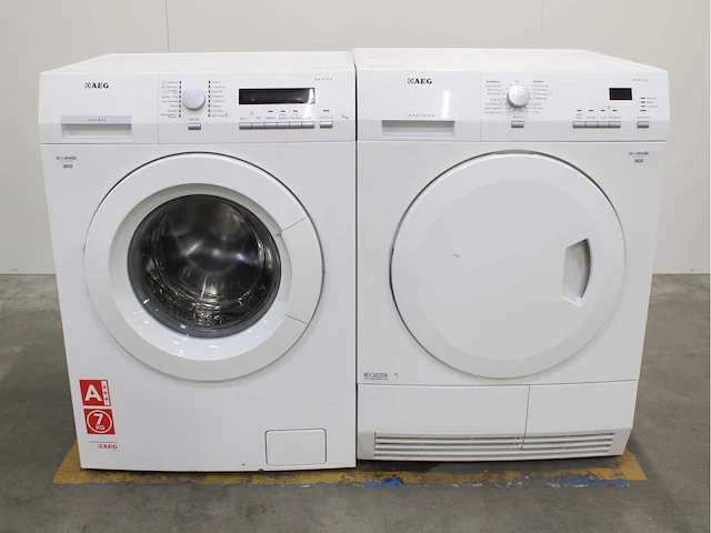 Aeg lavamat protex wasmachine & aeg lavatherm protex wasdroger - afbeelding 1 van  8