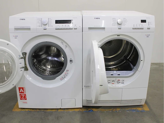 Aeg lavamat protex wasmachine & aeg lavatherm protex wasdroger - afbeelding 2 van  8