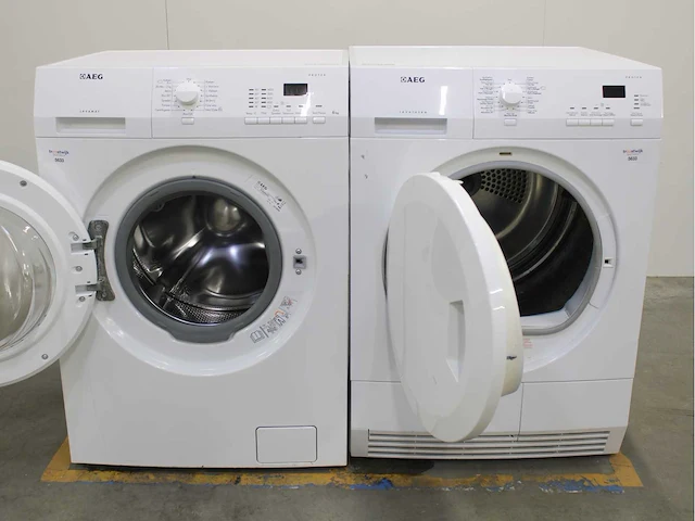 Aeg lavamat protex wasmachine & aeg lavatherm protex wasdroger - afbeelding 2 van  8