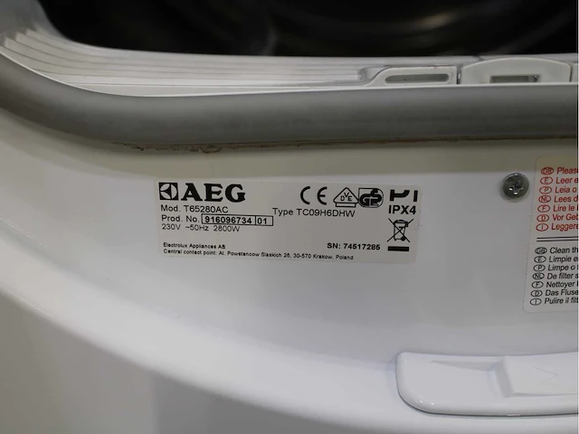 Aeg lavamat protex wasmachine & aeg lavatherm protex wasdroger - afbeelding 8 van  8