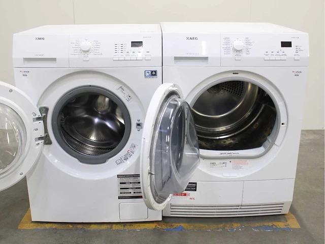 Aeg lavamat protex wasmachine & aeg lavatherm protex wasdroger - afbeelding 2 van  8