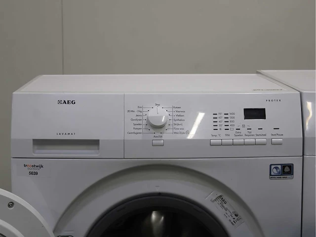 Aeg lavamat protex wasmachine & aeg lavatherm protex wasdroger - afbeelding 3 van  8