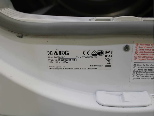 Aeg lavamat protex wasmachine & aeg lavatherm protex wasdroger - afbeelding 8 van  8