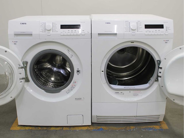 Aeg lavamat protex wasmachine & aeg lavatherm protex wasdroger - afbeelding 2 van  8