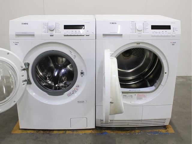 Aeg lavamat protex wasmachine & aeg lavatherm protex wasdroger - afbeelding 2 van  8