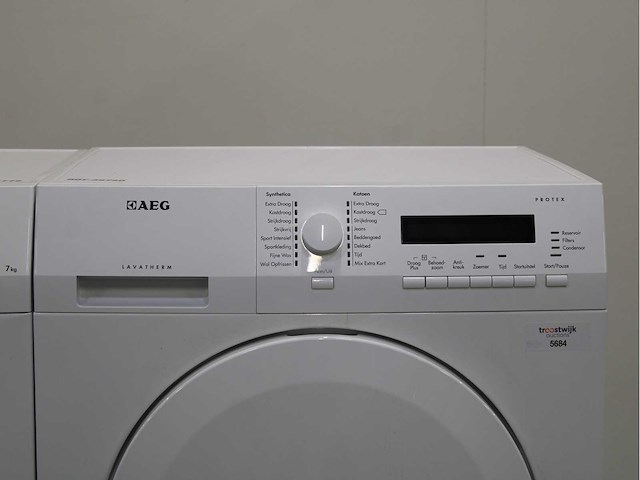 Aeg lavamat protex wasmachine & aeg lavatherm protex wasdroger - afbeelding 6 van  8