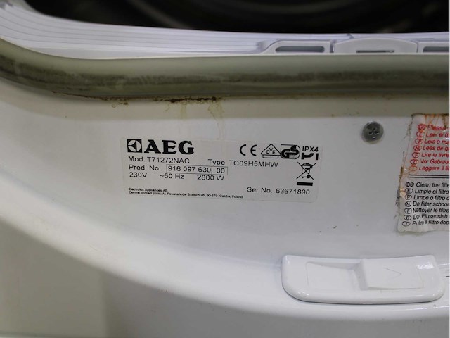 Aeg lavamat protex wasmachine & aeg lavatherm protex wasdroger - afbeelding 8 van  8