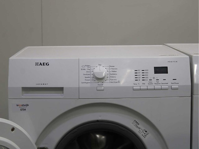 Aeg lavamat protex wasmachine & aeg lavatherm protex wasdroger - afbeelding 3 van  8