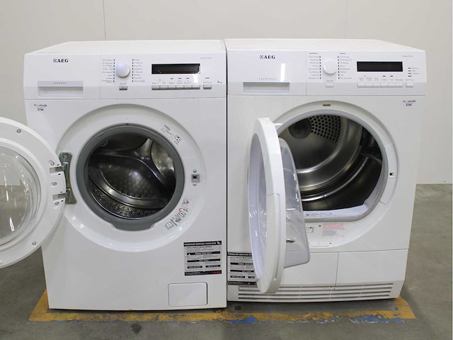 Aeg lavamat protex wasmachine & aeg lavatherm protex wasdroger - afbeelding 2 van  8