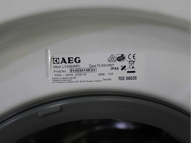 Aeg lavamat protex wasmachine & aeg lavatherm protex wasdroger - afbeelding 5 van  8