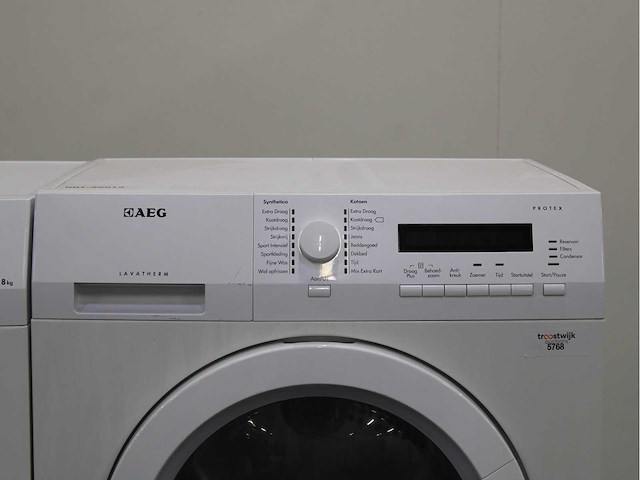 Aeg lavamat protex wasmachine & aeg lavatherm protex wasdroger - afbeelding 6 van  8