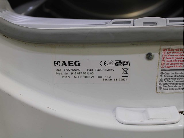 Aeg lavamat protex wasmachine & aeg lavatherm protex wasdroger - afbeelding 8 van  8
