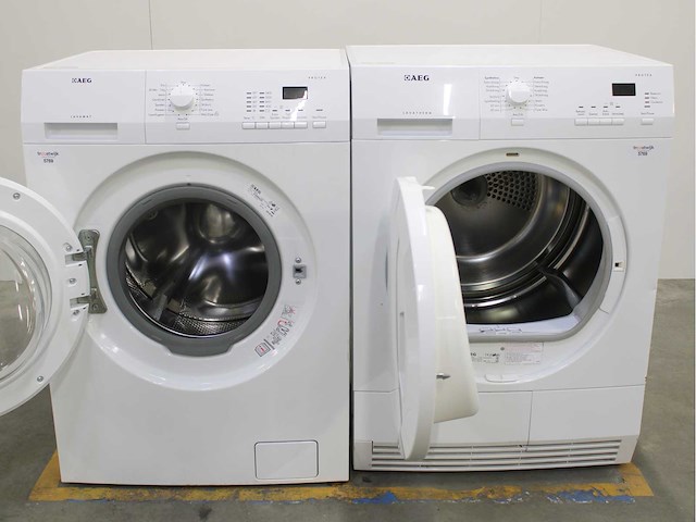 Aeg lavamat protex wasmachine & aeg lavatherm protex wasdroger - afbeelding 2 van  8