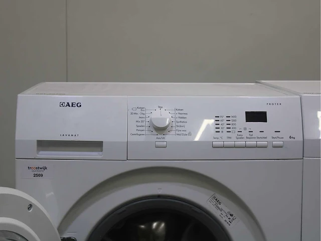 Aeg lavamat protex wasmachines & aeg lavatherm absolute care system protex plus wasdrogers - afbeelding 3 van  8