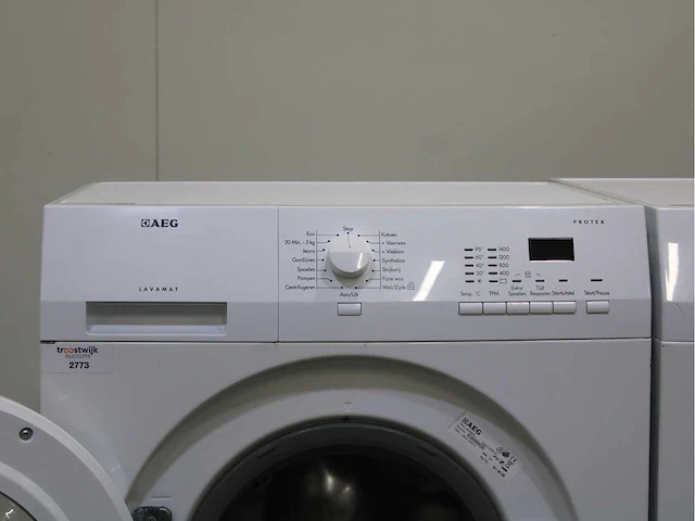 Aeg lavamat protex wasmachines & aeg lavatherm absolute care system protex plus wasdrogers - afbeelding 3 van  8