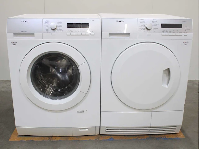 Aeg lavamat protex wasmachines & aeg lavatherm protex wasdrogers - afbeelding 1 van  8
