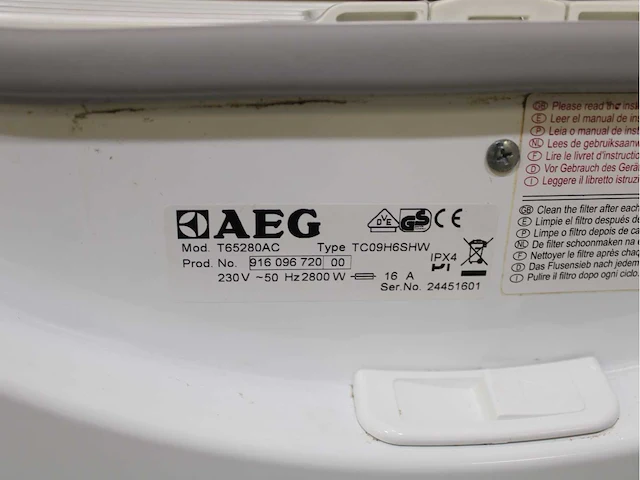 Aeg lavamat protex wasmachines & aeg lavatherm protex wasdrogers - afbeelding 8 van  8