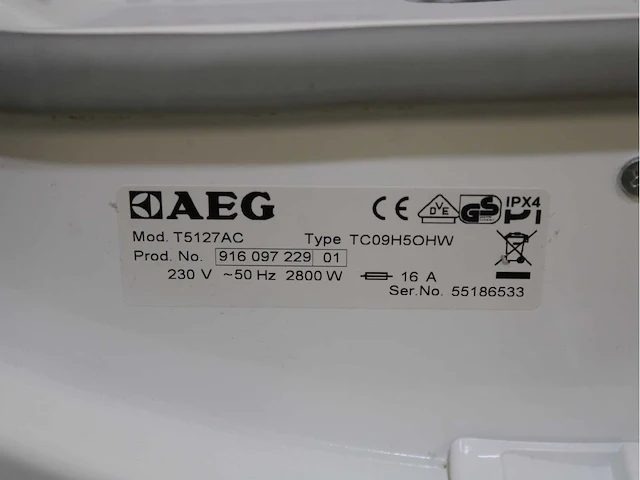 Aeg lavatherm protex plus wasdrogers - afbeelding 4 van  6