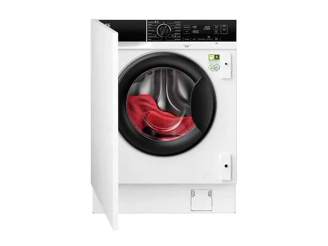 Aeg lf8e8436bi geïntegreerde wasmachine van 8 kg met 1400 tpm - wit - a-classificatie - afbeelding 1 van  5