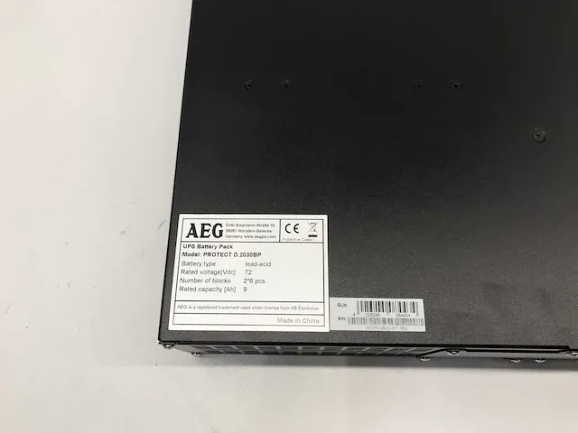 Aeg (protect d. 2030) bp battery pack for protect d.2000/d.3000 (new) - afbeelding 9 van  9